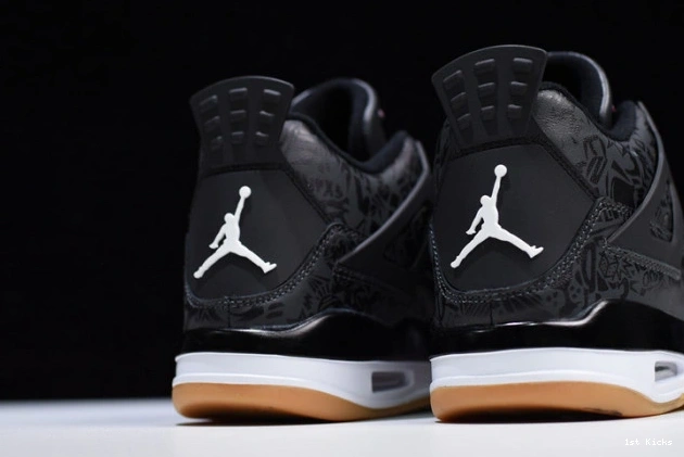 jordan 1761 ci1184- air 4 black TopPick laser 0115